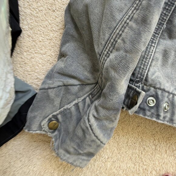 Vintage well worn Carhartt jacket esti size l-xl - Picture 14 of 15